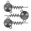 FOX Rage Corkscrew Round Jig Heads 5g 3 Stück