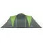 NILS Camp NC6431 Highland IV grün/grau / Familienzelt / 4 Personen / 125+200+125 x 210 x 190 cm / Wassersäule: 4000 mm