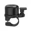 HAMA AirBell schwarz / Fahrradklingel mit versteckter Halterung für AirTag / 85 dB / Durchmesser 2,2 cm