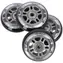 NILS Extreme Satz schwarzer PU-Rollen 76x24 + ABEC9-Lager