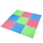 One Fitness MP10 Schutzmatte aus Puzzlematerial grün-blau-rot