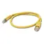 Gembird FTP CAT5E 0,5 m / Patchkabel / geschirmt mit Schutz und Geflecht / gelb