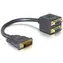 DeLock Adapter DVI 25 Stecker auf 2x DVI 25 Buchse / Sonderangebot