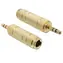 DeLock Adapter Stereo-Klinke 3,5 mm Stecker auf Stereo-Klinke 6,35 mm Buchse