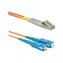 DATACOM optisches Patchkabel LC-SC 50/125 MM / 1 m / Duplex