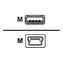 Cisco CAB-CONSOLE-USB / Kabel USB A-Stecker - Mini-USB-B-Stecker