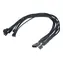 Akasa FLEXA FP5 / Kabel zur Synchronisierung von 5 Lüftern mit MB / 5 x 4pin PWM / 45cm