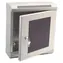 DATACOM 10" einteiliges Rack 4U 140 (Glastür) grau 