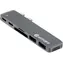 eSTUFF USB-C Slot-in Hub Pro grau / 2 x USB 3.0 / 1 x USB-C / 1 x Thunderbolt 3 / Kartenleser
