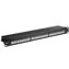 MicroConnect 19" Patchpanel CAT6 RJ-45 24-Port schwarz