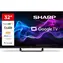 32" Sharp 32HF3865E schwarz / 1920 x 1080 / QLED / HDMI / USB / WLAN / DVB-T, T2, C, S und S2 / 16-Watt-Lautsprecher