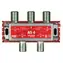 FTE -Splitter AS 4, Bereich 5-2400 MHz, F-Stecker