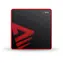 Savio Turbo Dynamic M / Gaming-Mauspad / 450x450x3mm / schwarz-rot