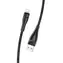 USAMS SJ397 U41 Geflochtenes Datenkabel 3M Lightning schwarz