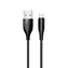 USAMS SJ268 Rundes Micro-USB-Datenkabel schwarz