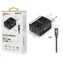 Aligator Smart Netzwerkladegerät 3,4A Micro-USB-Kabel 2A schwarz/ 2xUSB / SMART IC