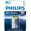 Philips Batterie 9V Ultra Alkaline - 1 Stück / Alkaline 9V