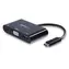 StarTech Multiport Videoadapter USB-C auf VGA & USB-A & PowerDelivery 60W schwarz / 2048 x 1280p / 60Hz / Thunderbolt 3