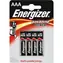 Energizer Alkalibatterie AAA LR3 Mircro 1,5V 4 Stk
