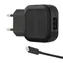 Qoltec 50184 Netzteil 12W | 5V | 2,4A | USB + USB Typ C