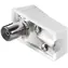 PremiumCord TV-Antennenstecker IEC Winkel-F - Flachstecker / 75 Ohm