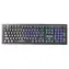 Marvo KG917 (US) schwarz / mechanische Tastatur / USB / RGB / US-Layout / Jixian Blue / 1,6 m