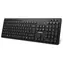 Niceboy K10 schwarz / kabellose Tastatur / CZ&SK-Layout / 2,4 GHz USB-Dongle / 2x AAA