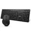 Niceboy MK10 Combo schwarz / Kabelloses Tastatur- und Mausset / CZ&SK-Layout / 1600 DPI / 2,4 GHz USB-Dongle