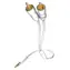 In-akustik Star Audiokabel weiß 3 m / 3,5 mm Klinke - 2x Cinch