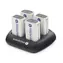 EverActive NC109 / Batterieladegerät / bis zu 4 9V-Batterien 