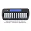 EverActive NC-1200 / Batterieladegerät / bis zu 12 AAA- oder AA-Batterien / LCD