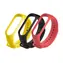 XIAOMI Mi Band Armbänder 3 & 4, schwarz, rot und gelb (3 Stück) / Ersatzarmbänder für XIAOMI Mi Band 3 & 4