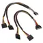 Akasa AK-CBPW05-KT02 SATA Tree-Y-Kabel 30 cm / 2 Stk