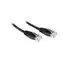 MicroConnect CAT6 U/UTP 0,25 m schwarz / PVC