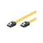 MicroConnect Anschlusskabel SATA 7pin - SATA 7pin 0,5m gelb / SATA III