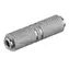 MicroConnect Adapter Stereo 3,5 mm (F) - Stereo 3,5 mm (F) silber