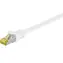 MicroConnect CAT7 S/FTP Patchkabel 1m weiß / LSZH