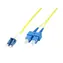 MicroConnect Cable LC/SC Singlemode Duplex OS2 0,5m gelb