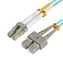 MicroConnect Cable LC/SC Multimode Duplex OM3 5m blau