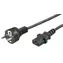MicroConnect Netzkabel Schuko - C13 10m schwarz
