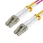 MicroConnect Cable LC/LC Multimode Duplex OM4 20m violett