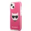 Karl Lagerfeld TPE Choupette Head Cover für Apple iPhone 13 mini Fuchsia