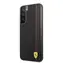 Ferrari Glatte und Carbon-Effekt-Rückseite für Samsung Galaxy S22+ schwarz