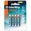 Colorway Alkalibatterie AAA 4 Stück / 1,5 V / Blister 