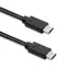 Qoltec 52351 USB-C - USB-C-Kabel 2m schwarz / Datenkabel / USB-C 3.1 