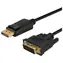 Savio CL-106 Kabel DisplayPort - DVI-D Stecker/Stecker 1,8 m