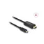DeLock Kabel USB Typ-C (M) - HDMI (M) 3M schwarz / DP Alt Mode / 4K / 60Hz 