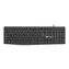 Natec Nautilus schwarz / kabelgebundene Tastatur / US / USB / 1,8 m
