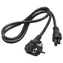 Trx Netzkabel 1 m schwarz / 3-polig