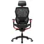 LORGAR Grace 855 rot / Ergonomischer Stuhl / verstellbar / Netz / Rollen / Belastbarkeit 150 kg